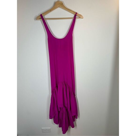 Gryphon Pink Silk Dress - Picture 1 of 8